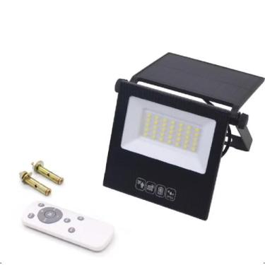 Imagem de Refletor Solar Led Holofote 200w Placa Conjugada Articulavel, refletor