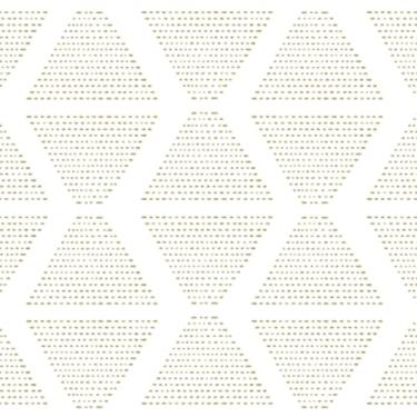 Imagem de Papel de parede moderno listrado 43 cm × 192 cm papel de parede geométrico bege e branco papel de parede boho autoadesivo removível papel de parede quarto de contato para armários e gavetas decoração