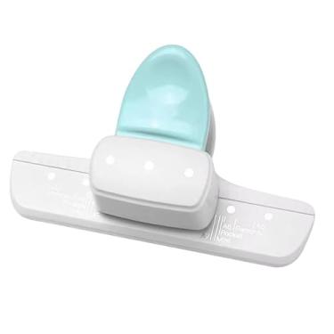 Imagem de KiBcsLic Furador de 3 furos, furador de três furos, 4 mm de diâmetro, espaçamento de 19 mm, pequeno de papel para artesanato, encadernação, projetos domésticos