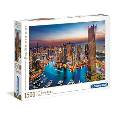 Imagem de Clementoni - 31814 - Collection Puzzle - Dubai Marina - 1500 Pieces - Made in Italy - Jigsaw Puzzles for Adult, 28.1 x 5.8 x 37 centimetres