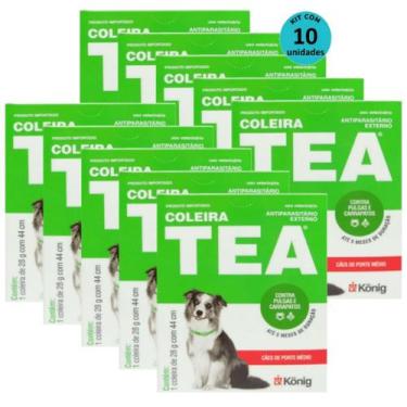 Imagem de Kit Coleira Contra Pulgas E Carrapatos TEA 327 Cães De Porte Médio Kön
