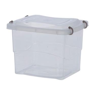 Imagem de Caixa Organizadora Pratic Box 3 Litros 21x17x15CM Com Travas - Paramou