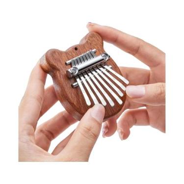Imagem de Mini Kalimba De 8 Teclas Amigável Para Iniciantes, Instrumento Fofo, P