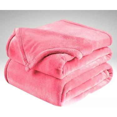 Imagem de Coberta Casal Microfibra 2,00x1,80Mt Lisa (Rosa)