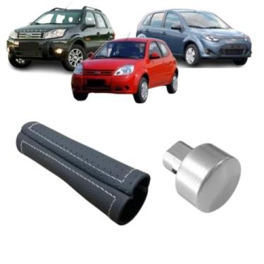 Imagem de Pino Botão Trava E Aciona Alavanca Freio De Estacionamento Compatível Com Eco Sport Ka Fiesta