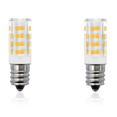 Imagem de Lâmpada incandescente HUIMEIIA E14 LED europeia equivalente a 40W lâmpada incandescente AC110-130V lâmpada turca substitui para exaustor, máquina de costura, geladeira luz do dia branca 6000k 400LM