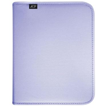 Imagem de Fichário Universitário 4 Argolas Sweet Lilás Com Estojo Acp