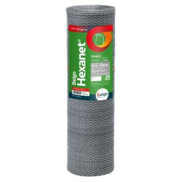 Imagem de Tela Hexagonal Viveiro Belgo - 1/2"x22 - Fio 0,56mm - 0,80m De Altura 