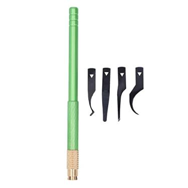 Imagem de Altamente Eficiente BGA Repair Blade Set para Extração Fácil de Fichas, Ideal para Cortar e Tiras, Adequado para Entusiastas e Profissionais de Bricolage [4 lâmina] (Verde)