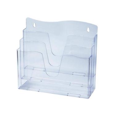 Imagem de Organizador de escritório 3 divisões cristal 3055H Dello
