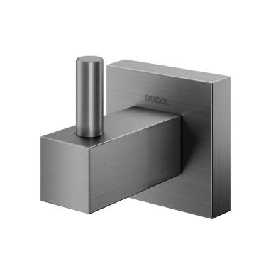 Imagem de Cabide Docol Square Grafite Escovado