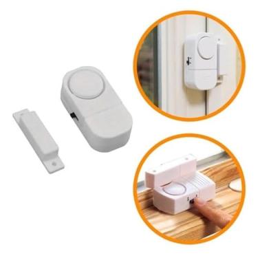 Imagem de kit 02 Alarmes Sonoro para Portas e Janela Sem Fios