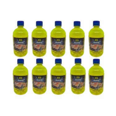Imagem de Kit 10 Shampoo Carnaúba Lavagem Automotiva Carro Moto 500ml