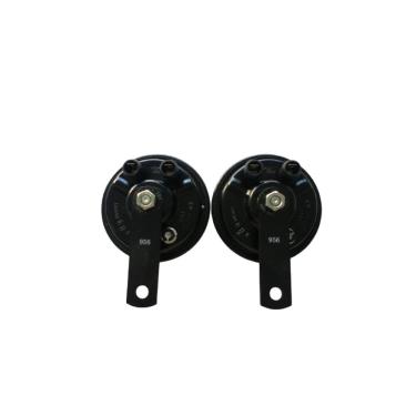 Imagem de Par Buzina Eletromecânica Corneta Disco Paquerinha Universal 24v 420/350hz Bosch 0986ah0703