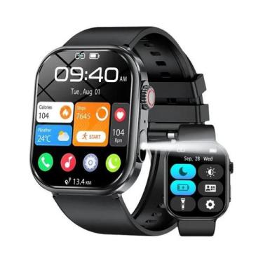 Imagem de Relógio Inteligente Bluetooth Masculino Com Tela Grande LIGE 2.01 HD M