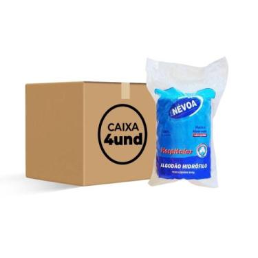 Imagem de Algodão hidrófilo 500g (cx 04 pcts) - nevoa