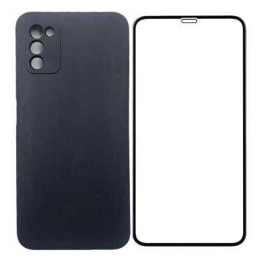 Imagem de Capa Veludo Preto Compatível Galaxy M54+Pelicula Vidro 3D