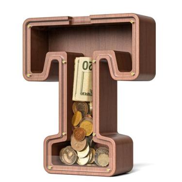 Imagem de Hucha de Madera en Forma de Letra T Summidate para Niños