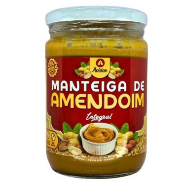 Imagem de Manteiga De Amendoim Integral Apidae 500g Vidro Natural