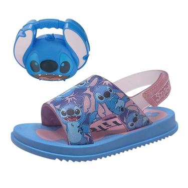 Imagem de Sandália Infantil Menina Fácil Calce Stitch Hora do Lanche