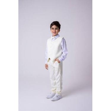 Imagem de Conjunto Social Infantil Miss Cherry com Colete Amarelo Claro, Dolly, 