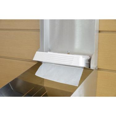 Imagem de Dispenser para Papel Toalha Tramontina em Aço Inox com Acabamento Scotch Brite