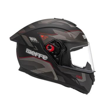 Imagem de Capacete Moto Fechado Bieffe B12 Avant, Preto Fosco com Grafite, 60