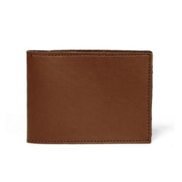 Imagem de Carteira Masculina Slim Pequena Porta Cnh Cartão E Notas Couro Eco-Masculino