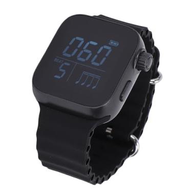 Imagem de VBESTLIFE Relógio Metrônomo Vibratório Com 40-240BPM Ajustável e Modo Esportivo Comutável, Vestível Eletrônico para Músicos Iniciantes e Exercitadores