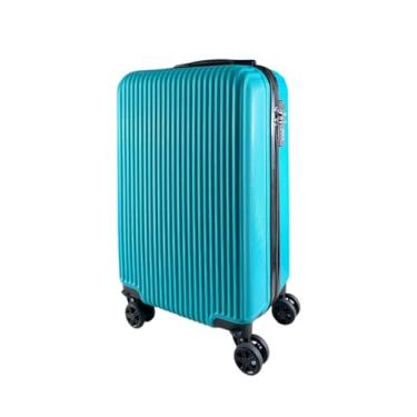 Imagem de Mala de Bordo 10KG ABS Padrão Anac Giratória Viagem Texas (Azul Turquesa)
