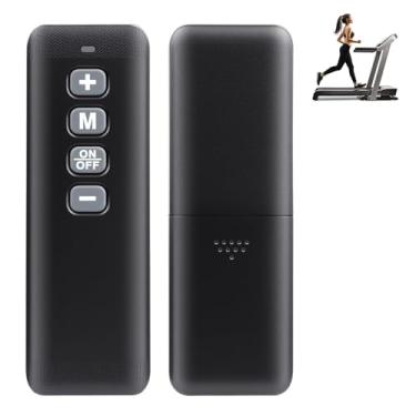 Imagem de Duoxiate Substituição de controle remoto de esteira, compatível com substituição remota de tapete de caminhada Q1, preto (sem bateria, usa bateria AAA)