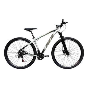 Imagem de Bicicleta 29 Ntz 21v Shimano Suspensão Trava Cubo Rolamentoo, Prata