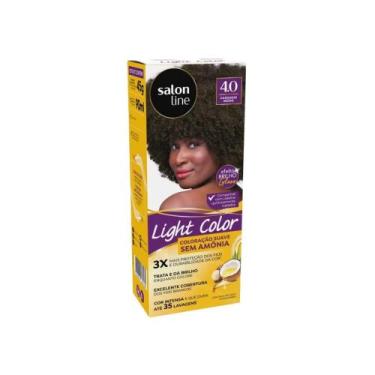 Imagem de Coloração Salon Line Light Color Profissional 4.0 Castanho Médio