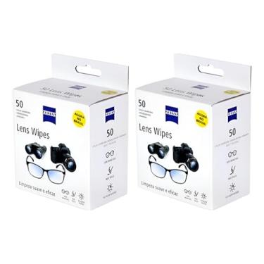 Imagem de Len Wipes Zeiss Lenços de Limpeza de Óculos Lens Wipes 100 pré umedecidos
