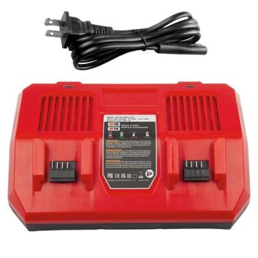 Imagem de Carregador de bateria WECACHWE de porta dupla 18V 6A 100-240V