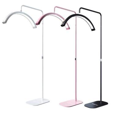 Imagem de Luminaria Meia Lua Bivolt Estetica Mesa Spa Arco Led 3 Tons Ajustavel 