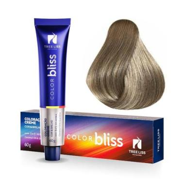 Imagem de Coloração Color Bliss Treeliss Profissional, 7.1 Louro Medio Cinza