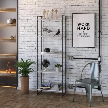 Imagem de Estante Multiuso 05 Prateleiras 187x60cm Dynamica - Compace Decor, Bra