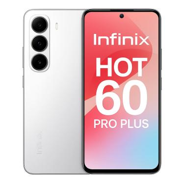 Imagem de Smartphone Celular Infinix Hot 60 Pro Plus, 256GB, 8GB RAM, Tela 6,78, Câmera 108MP, Bateria 5000mAh, Android 14, Dual SIM, Prata