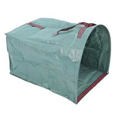 Imagem de Fockety Sacos de Lixo de Quintal, Sacos de Folhas e Gramado Reutilizáveis ​​tipo pá de Lixo, Coletor de Folhas Dobrável para Serviço Pesado Com Alças para Gramado, Detritos (200L)