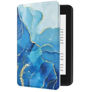 Imagem de Akacy Capa com padrão pintado para Amazon Kindle com 8ª geração (versão 2016), fina e leve, à prova d'água (32)