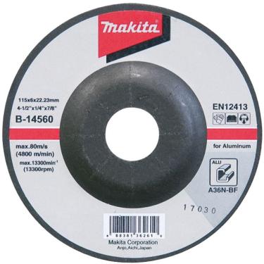 Imagem de Disco De Desbaste Para Aluminio 115mm 4.1-2 Makita B-14560