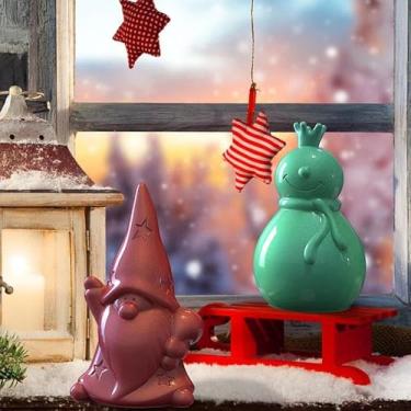 Imagem de 1 molde de silicone de Natal 3D Papai Noel conta-gotas DIY molde de Natal adequado para festas de fim de ano, reuniões de família