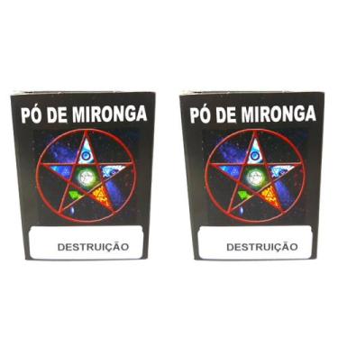 Imagem de Pó De Mironga Destruição Original Ritual Umbanda Macumba Quimbanda Kit