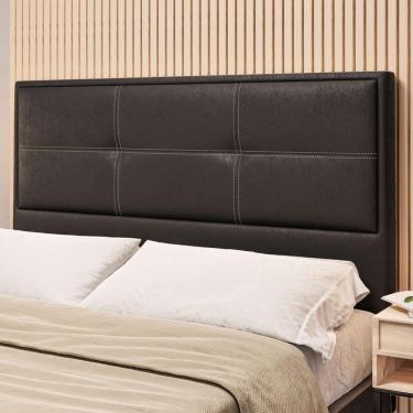 Imagem de Cabeceira Queen Estofada Tecido Sintético Dobuê Monte Carlo