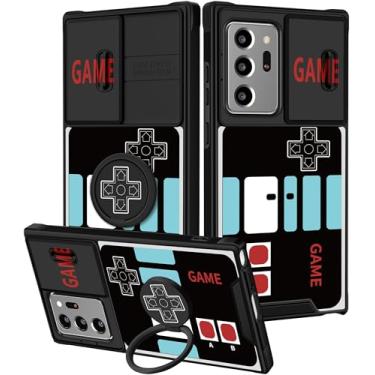 Imagem de Funermei Capa para celular Samsung Galaxy A36/A56 5G - Capa de telefone feminina bonita estética console de jogos design exclusivo com capa de câmera e suporte de anel Funda para Samsung A36/A56 5G