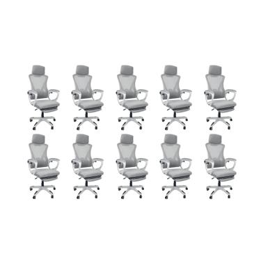 Imagem de Kit 10 Cadeiras de Escritório Oficial Supreme Cinza