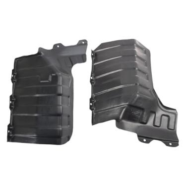 Imagem de TRQ Escudo contra respingos do motor e lado do lado do passageiro KI1228124 KI1228125 Compatível com Kia Soul 2010-2011