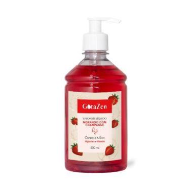 Imagem de Sabonete liquido gotazen 500ml morango c/ champagne