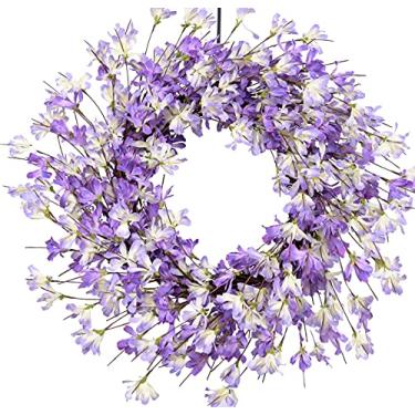 Imagem de Guirlanda de decoração de porta frontal primavera verão de 61 cm, grinalda de flor-de-flor-de-flor-de-flor-de-flor-de-flor-de-flor-de-flor-de-flor-de-flor-de-flor-de-flor-de-flor-de-flor-de-flor-de-flor-de-rosa